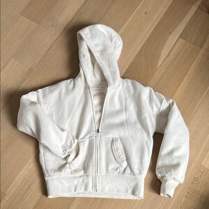 Abercrombie Cozy White Kids Hoodie